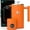 Orange, variant on Coffee Gator Large Stainless Steel Cafetiere Coffee Maker - Vacuum Insulated French Press - with Mini Storage Canister - 1 Litre, Stainless Steel