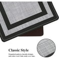 thumbnail image 3 of Alfombra de cocina [2 PCS] Alfombra impermeable antifatiga acolchada no resbaladiza Comodidad ergonómica Alfombra de pie para cocina, piso, oficina, fregadero, lavandería, negro y gris, 3 of 4