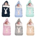thumbnail image 3 of Sobres De Dormir Para Bebés, Bolsas Para Cochecito, Manta Envolvente Para Bebé, Saco De Dormir De Punto Para Bebés De 0 A 12 Meses seitruly BA001418-02, 3 of 6
