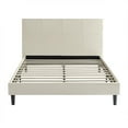 thumbnail image 2 of Naomi Home Rosie Platform Bed-Color:Cream,Size:Twin, 2 of 6