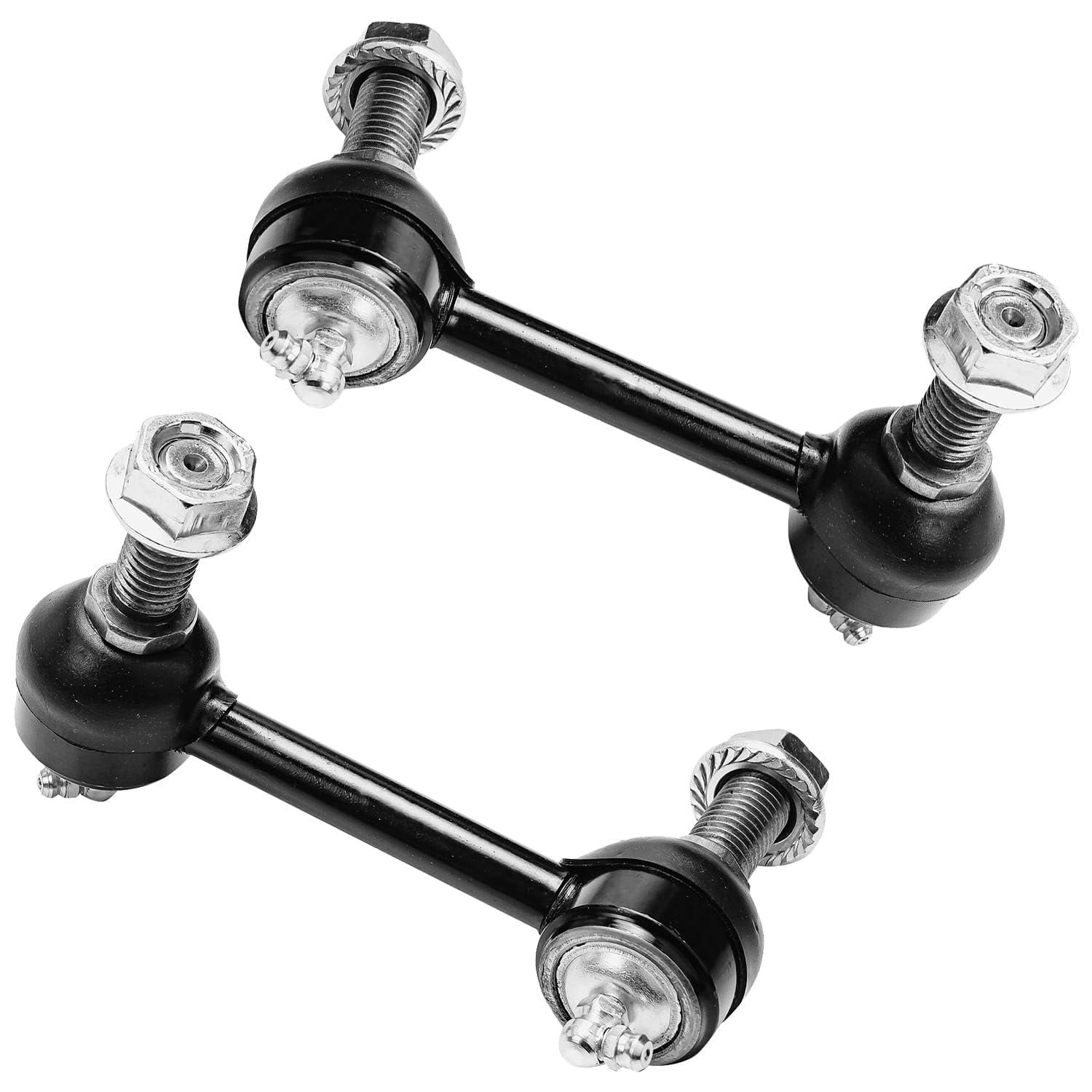 Detroit Axle - 6pc Front End Suspension Kit for Chevy Trailblazer EXT GMC Envoy XL Isuzu Ascender Buick Rainier, Lower Control Arms w/Ball Joint Ready Struts Sway Bars Replacement Struts Shocks