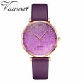 thumbnail image 2 of Guodhu Womens Quartz Watches Leather Band Fashion Watches Creative Wristwatch for Women Ladies, 2 of 3