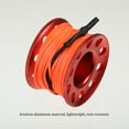thumbnail image 1 of Baohd Dive Reel Professional Safety High Density Rope Lightweight Tech Spool with Snap Hook Swimming Accessories Equipment Red, 1 of 6