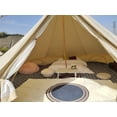 thumbnail image 5 of Teepee Tent Outdoor Waterproof 4-Season Family Camping Cotton Canvas Yurt Tent 4M/13.1ft Bell Tent With Stove Hole (Side Wall), For Family Glamping, 5 of 10