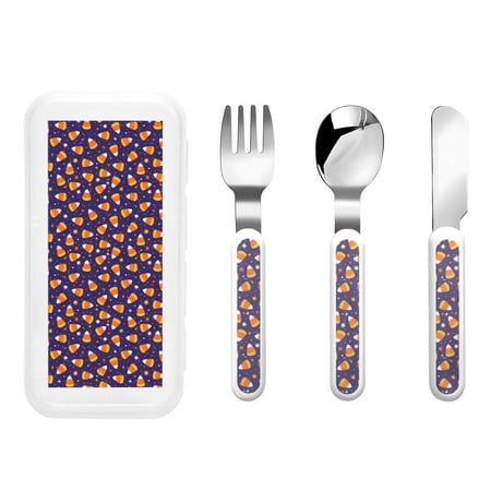 

Daiia Candy Corn (2) for Stainless Steel Kids Silverware Set - Children’s Utensil Set - Children s Knife Fork And Spoon Set - Metal Kids Cutlery Set