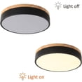 thumbnail image 5 of Miumaeov Ceiling Light 24W Modern Round Ceiling Lamp Flush Mount LED Ceiling Light 3-Color Change Ceiling Light Fixtures for Living Room, 5 of 8