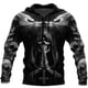 thumbnail image 3 of Sudadera con capucha para hombre de moda 2023 con estampado de calavera en 3D, novedad de otoño, sudaderas con capucha holgadas de estilo vintage de la calle Harajuku, 3 of 5