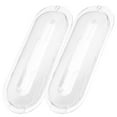 thumbnail image 1 of light covers Range Hood Light Cover Transparent Homeowners Home Kitchen 2pcs, 1 of 8