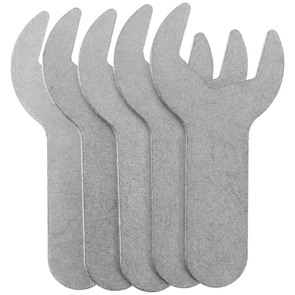 LEORX 5Pcs Home Gas Bottle Pressure Wrench Metal Spanner with Strong Clamping Force