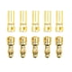thumbnail image 1 of BRIGHTFUFU 10 pares de enchufes macho y hembra duraderos de 3,5 mm, conectores tipo banana bala chapados para DIY RC Drone batería ESC Motor (dorado), 1 of 7