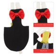 thumbnail image 3 of BRIGHTFUFU Reusable Bird Flight Diaper Suit for Pet Birds Black Bow, 3 of 7