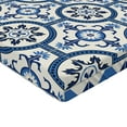 thumbnail image 2 of Ambesonne Retro Fitted Sheet, Moroccan Mosaic, Twin Size, Grey Blue, 2 of 3