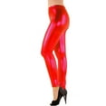 thumbnail image 2 of LAVRA Women's Metallic Shiny Full Length Leggings, 2 of 3