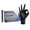 Black, variant on Pack of 100 Food Powder Easy Nitrile Gloves Oil Resistant Not Slip Gloves