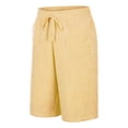 thumbnail image 4 of Long Shorts For Women Loose Fit Everyday Shorts with Drawstring Waist And Easy Pairing for Warm Days Weekend Wear Womens Shorts, 4 of 7