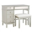 thumbnail image 1 of Linon Eva Wood and Mirrored Vanity Set in Silver, 1 of 26