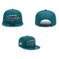 thumbnail image 2 of Eagles Snapback Hat Adjustable Fit Teal Flat Bill Embroidered Philadelphia Fan Cap, 2 of 3