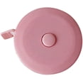 thumbnail image 1 of Durable and Sturdy Tape Measurea 1.5M Mini Telescopic Roulette Tape Measure DIY Handicraft Clothing Fabric Measuring Plastic Tape Body Measurement Centimeter (Pink), 1 of 7