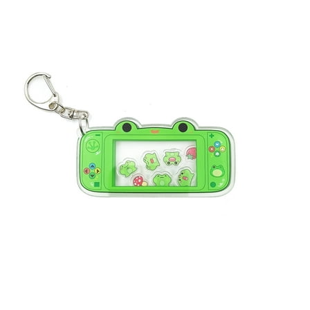 Frog Game Console Cute Keychain Acrylic for Bag Backpack