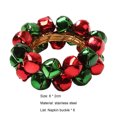 thumbnail image 6 of 6Pcs Dream Lifestyle Petite Bells Napkin Ring, Durable Jingle Bell Napkin Holders Metal Napkin Buckle for Thanksgiving Christmas Weddings Holiday Parties Table Decor, 6 of 7
