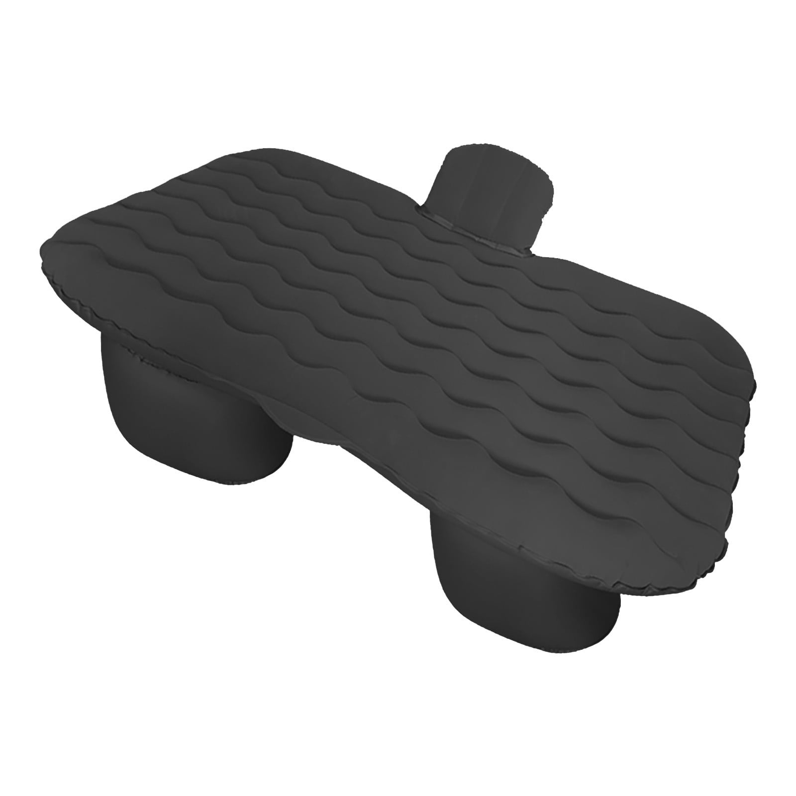 Inflatable Car Bed for Rear Seat with Anti-Fall Design and Double-Layer Leak-Proof Valve, Full-Size Travel Mattress with Pump Pillow for Road Trips Camping Family Use