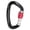 Black, variant on BIMZUC Mountaineering D-Shape Screw Locking Carabiner Clips Heavy Duty Aluminum-Magnesium Alloy Carabiner for Climbing Camping Hiking Safety Fastener (Tangerine) 3.93 inches / 10 cm