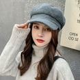 thumbnail image 5 of SikaFu Berets Fashion Newsboy Cap Women Autumn Winter Hat Ladies Octagonal Cap Female Wool Beret Hat Vintage Artist Painter Hat, 5 of 6