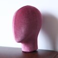thumbnail image 4 of Cabeza de maniquí Cola soporte de exhibición color morado espuma, 4 of 7