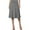 Grey, variant on Women's Solid Lightweight Flare Midi Pull On Closure Skirt Lace Skirt Poodle Skirts for Girls Mobile Home Skirting