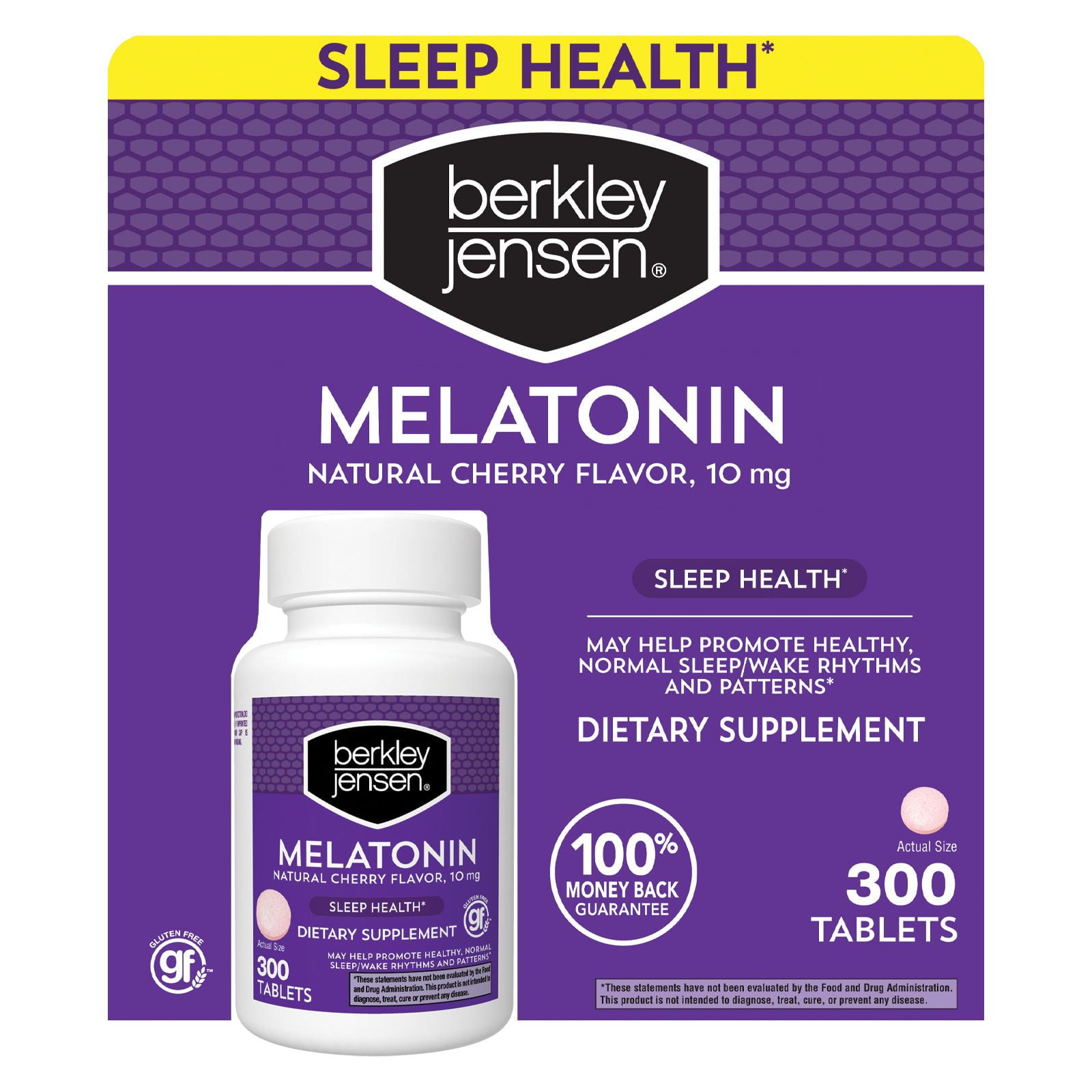 Product Of Berkley Jensen Cherry Flavored Melatonin Tablets 300 ct