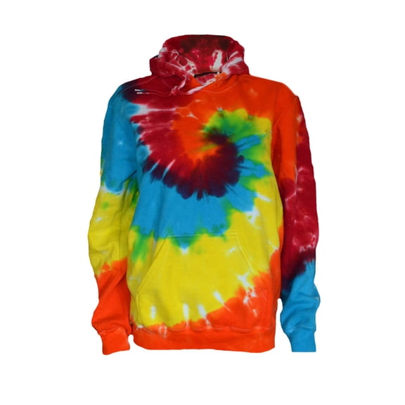 Rainbow Twist Tie Dye Sweatshirt (Adult Small 80-95 lbs.)