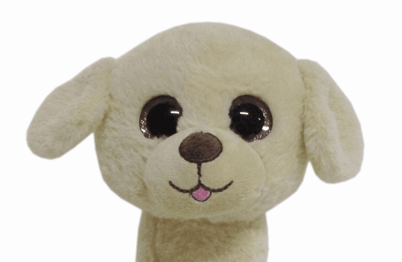 Kid Connection Plush Dog Cream, 7.5inch for all ages