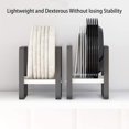 thumbnail image 2 of PENGXIANG Plate Holder Dish Organizer Rack  Metal Non Slip Stand Display Bowl Dish Organizer Racks for Kitchen Counter Cupboard and Cabinet Corner, 2 of 6