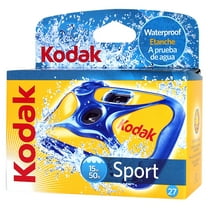 Kodak 8004707-k Sport Waterproof [50/15 M] 35mm One-Time-Use Disposable Camera [ISO-800]