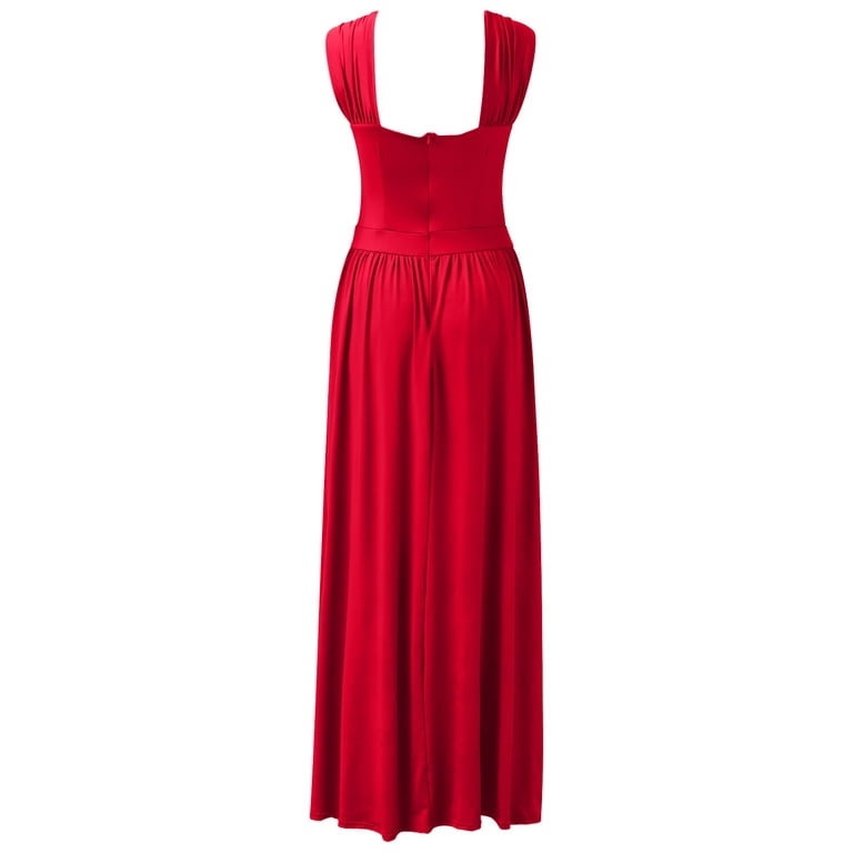 Mono rojo de fiesta  Fashion, Spring summer fashion, Red formal dress