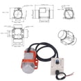 thumbnail image 2 of Motor vibratorio eléctrico FTVOGUE DC12V con controlador de velocidad, 2 of 9