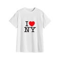 thumbnail image 2 of I Love NY Men Women T-Shirt Crewneck Cotton Tee Heart New York S, 2 of 6