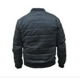 thumbnail image 2 of HoodLamb Men's Black Quilted Bomber, Black, Medium, 2 of 2