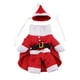 thumbnail image 1 of Abrigo de pie de Navidad Disfraz de mascota Cosplay divertido ropa para perrito (tamaño M), 1 of 5