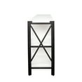thumbnail image 4 of YDSM TV Stands for Living Room, Industrial TV Stand for Bedroom Furniture, Farmhouse TV Stand 80 Inch Television Stand , Modern Horizontal Wood and Metal Open Bookshelf, 4 of 5