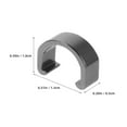 thumbnail image 2 of FUTUREORYY 10Ud Clips Para Cable De En Aleación De Aluminio Gris Con Sujeción U Para Y Cambio, 2 of 8