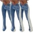 thumbnail image 2 of Ropa de mujer otoño e invierno elástico degradado color a juego micro-lift cadera sexy jeans, 2 of 4