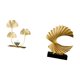 thumbnail image 5 of Estatua de figura,Estatuas de hojas y flores de metal,esculturas decorativas,Figuras decorativas para el hogar,para estante,mesa o vitrina.,Escultura de ola del océano,Escultura de ola, 5 of 8