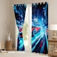 thumbnail image 3 of Castle Fairy Red Car Blackout Curtains Set of 2 (52x84 Each),Extreme Sport Window Curtains, 3 of 6