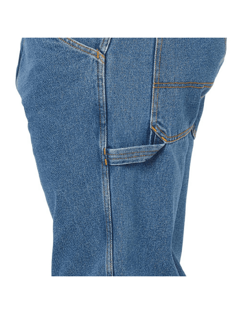 Blue Mountain FMB-1503 Men's Denim Utility Jeans, Medium Wash