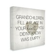 thumbnail image 3 of Stupell Industries Heartwarming Grandchildren Quote Rustic Country Heart Symbol Canvas Wall Art, 24 x 24, Design by Daphne Polselli, 3 of 7