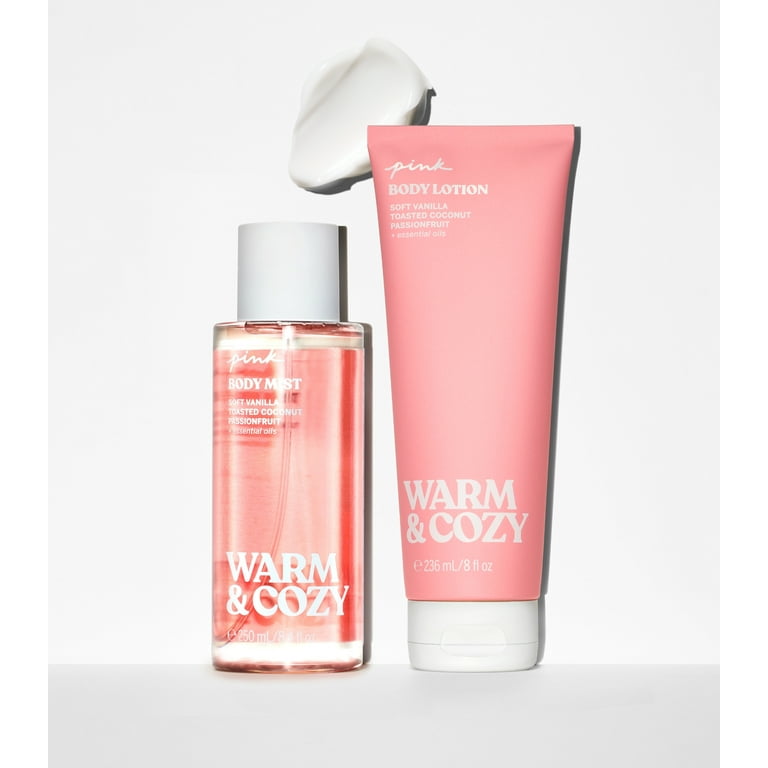Victoria's Secret Pink Warm & Cozy Mist and Lotion Set, Vanilla