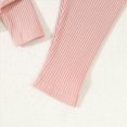 thumbnail image 6 of TOWED22 Infant Kid Girl Cute Fall Clothes Set2pcs Long Sleeve Crewneck Sweatshirt and Pants Print Outfits Clothing(Pink,2-3 Y), 6 of 9