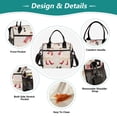 thumbnail image 3 of FORMRS Insulated Lunch Bag Unisex Large Capacity with Shoulder Strap, Winter Geese, 3 of 6