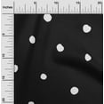 thumbnail image 2 of oneOone Rayon Black Fabric Dot Dress Material Fabric Print Fabric By The Yard 56 Inch Wide, 2 of 4